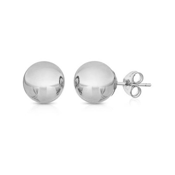 Rocks Ball Stud Earring - 6mm