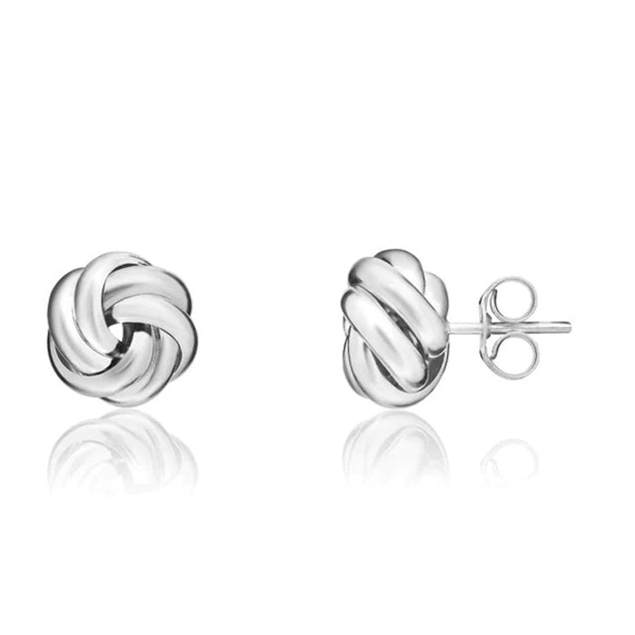 Double Knot Stud Earrings