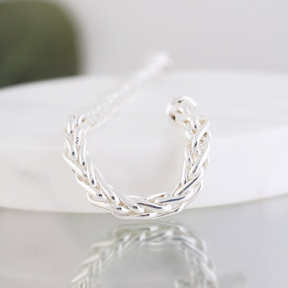 Double Spiga Chain Link Bracelet