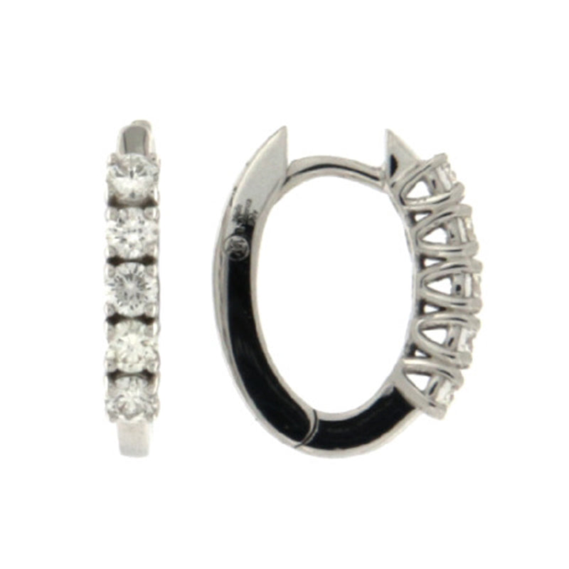 Diamond Hoop Earrings 0.48ct