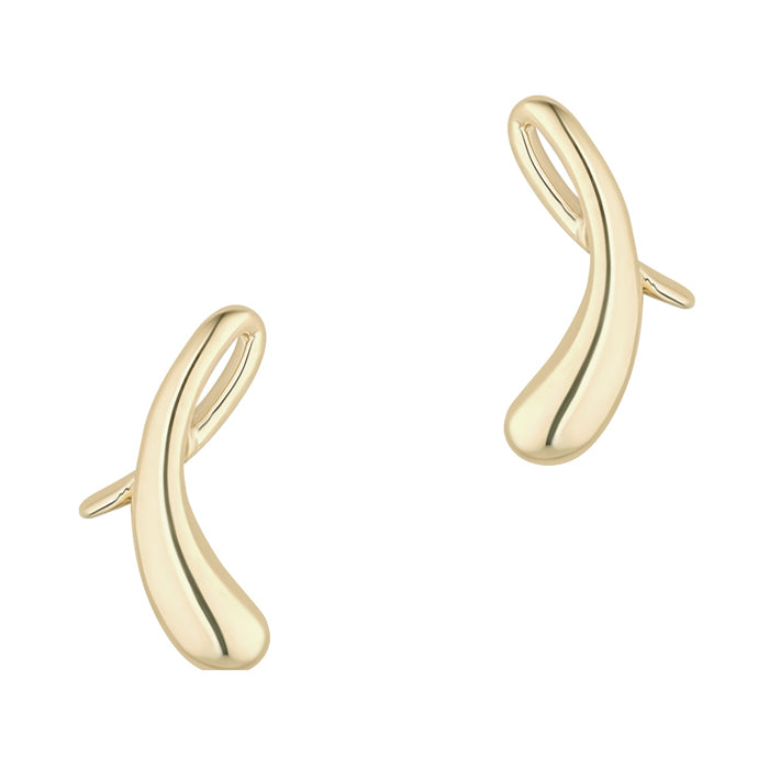 Rocks Ribbon Stud Earrings