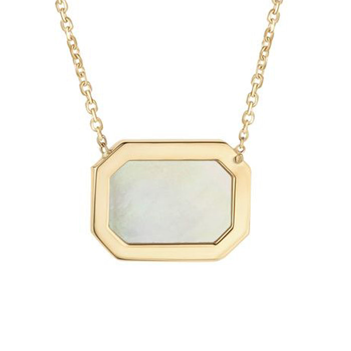 Octagon Pearl Pendant