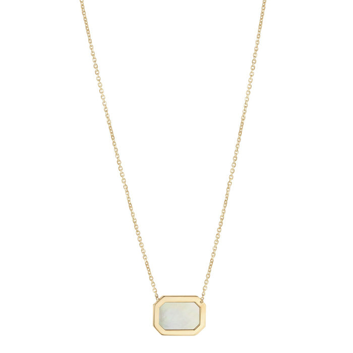 Octagon Pearl Pendant