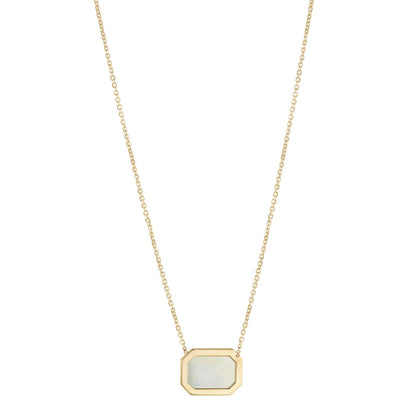 Octagon Pearl Pendant