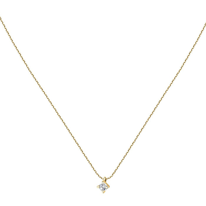 Diamond NSEW Solitaire Pendant