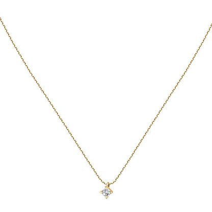 Diamond NSEW Solitaire Pendant