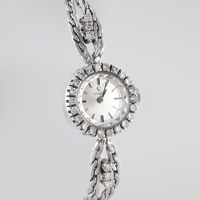 Diamond Watch Vintage Vintage Hamilton Platinum Gold Diamond