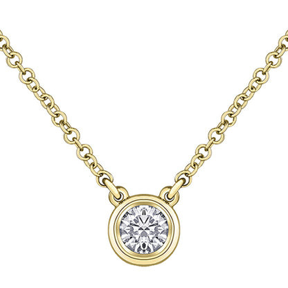 Diamond Solitaire Necklace 0.30ct