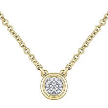 Load image into Gallery viewer, Diamond Solitaire Necklace 0.30ct
