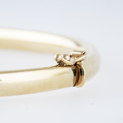 Plain Oval Hinged Bangle 6mm