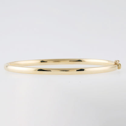 Plain Oval Hinged Bangle 6mm