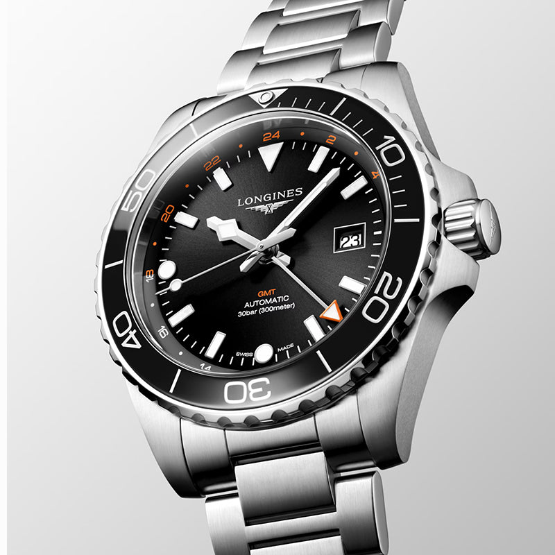 HydroConquest GMT Watch - L38904566 - 43mm