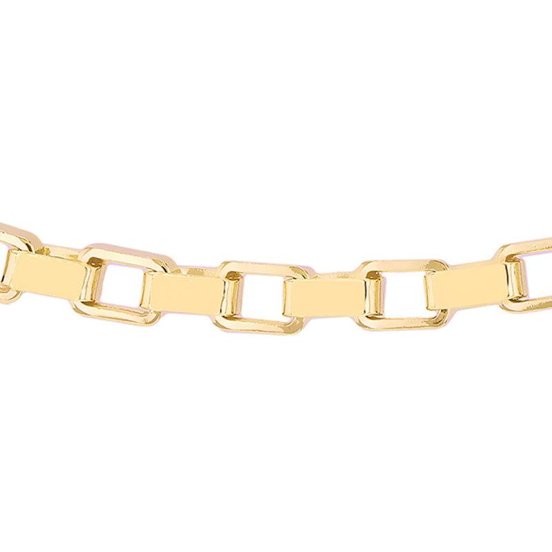 Square Link Chain Necklace 2mm