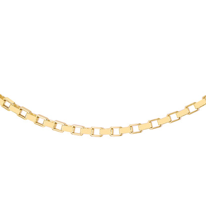 Square Link Chain Necklace 2mm