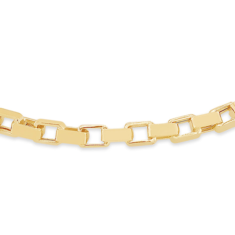 Square Link Chain Bracelet 2mm