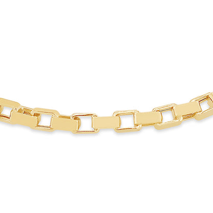 Square Link Chain Bracelet 2mm