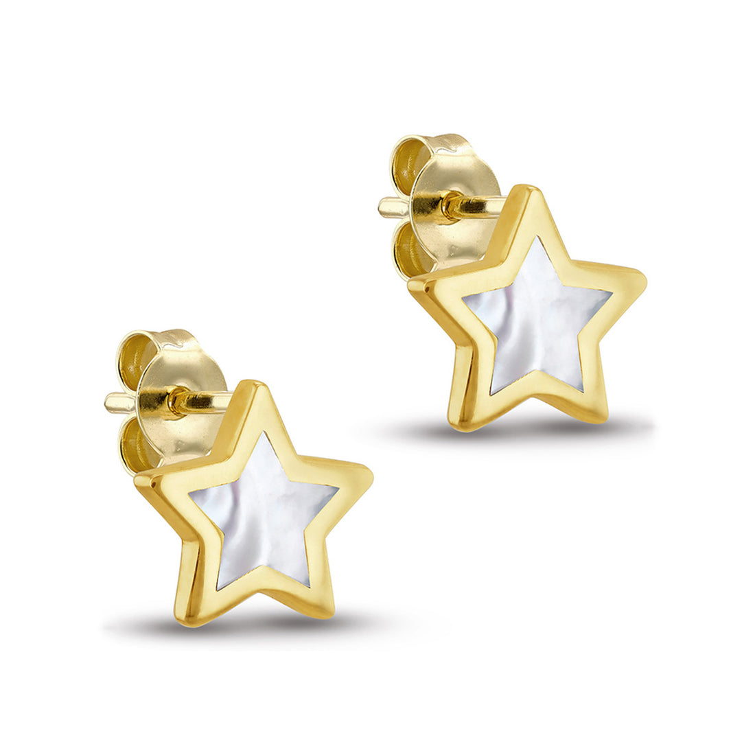 Pearl Star Stud Earrings