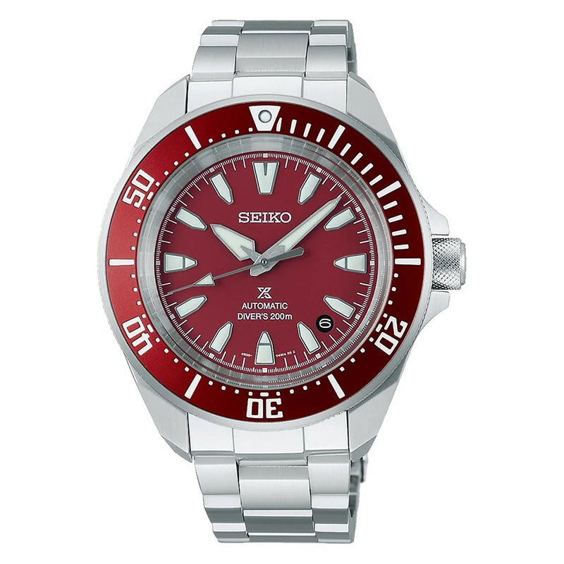 Seiko Prospex 4R Red Shog-urai Diver Watch - SRPL13K1 - 41.7mm