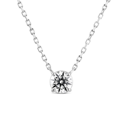 Round Diamond Solitaire Necklace 0.85ct