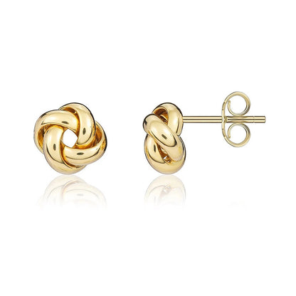 Four Strand Knot Stud Earrings