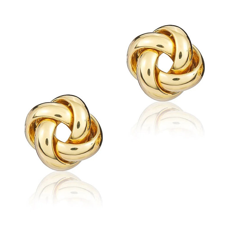 Four Strand Knot Stud Earrings