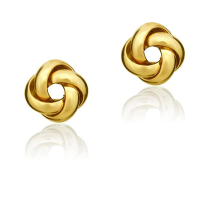 Four Strand Knot Stud Earrings