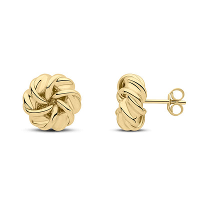 Twisted Knot Stud Earrings