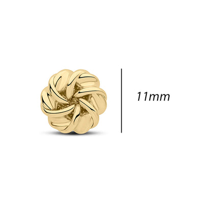 Twisted Knot Stud Earrings