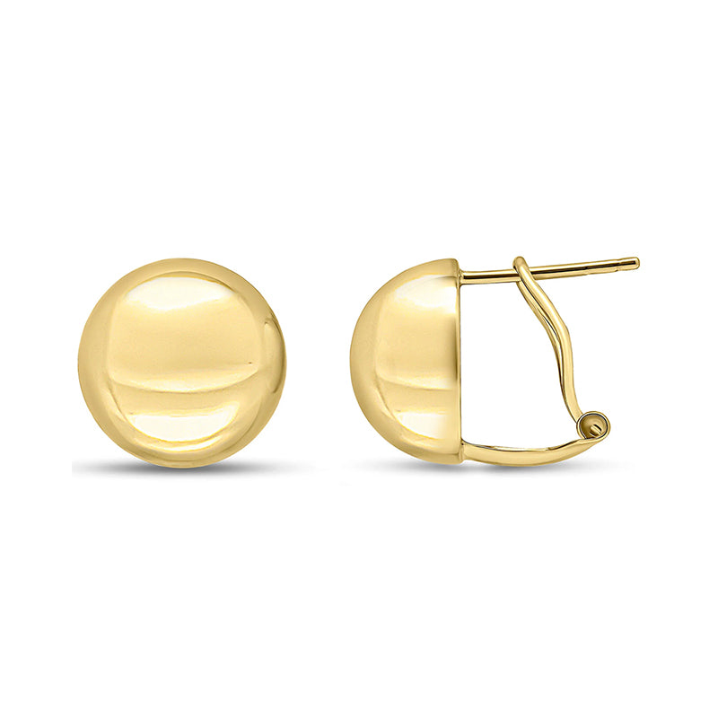 Domed Stud Earrings