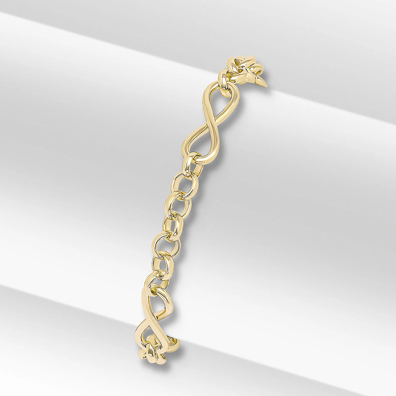 Infinity Belcher Chain Bracelet