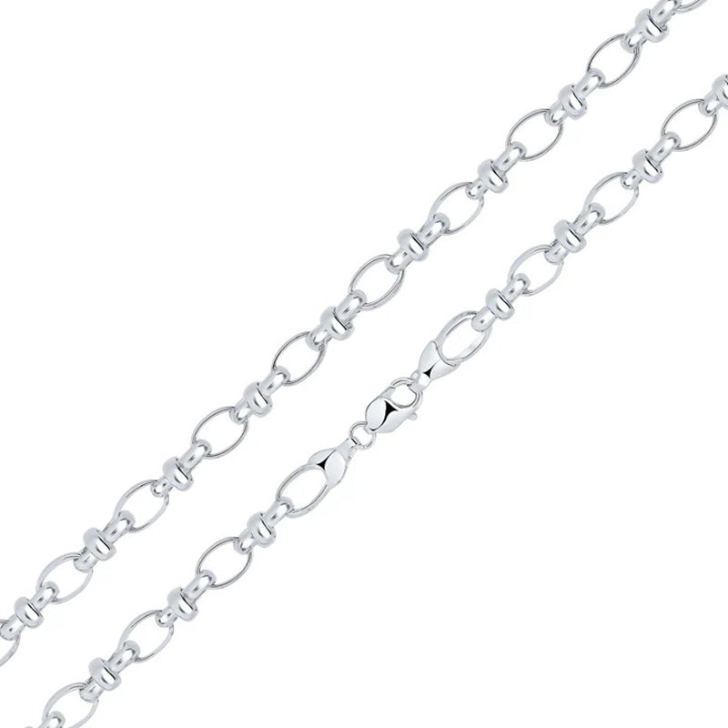 Oval Pinched Link Bracelet 10.7mm