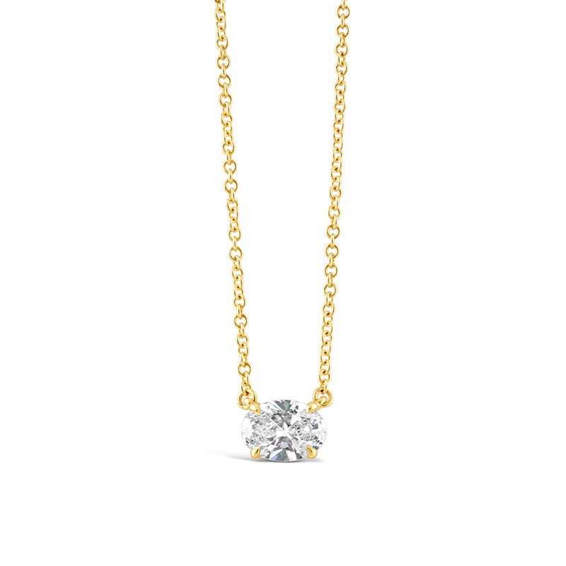 Oval Solitaire Pendant 0.70ct