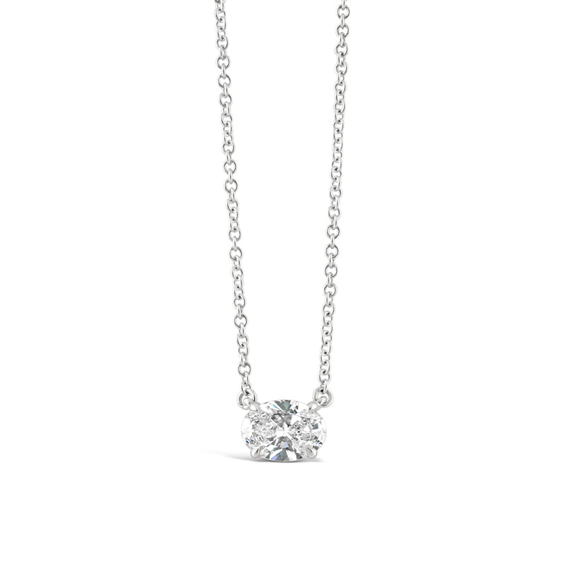 Oval Solitaire Pendant 0.70ct