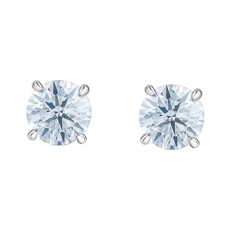 Diamond Solitaire Stud Earrings 0.30ct