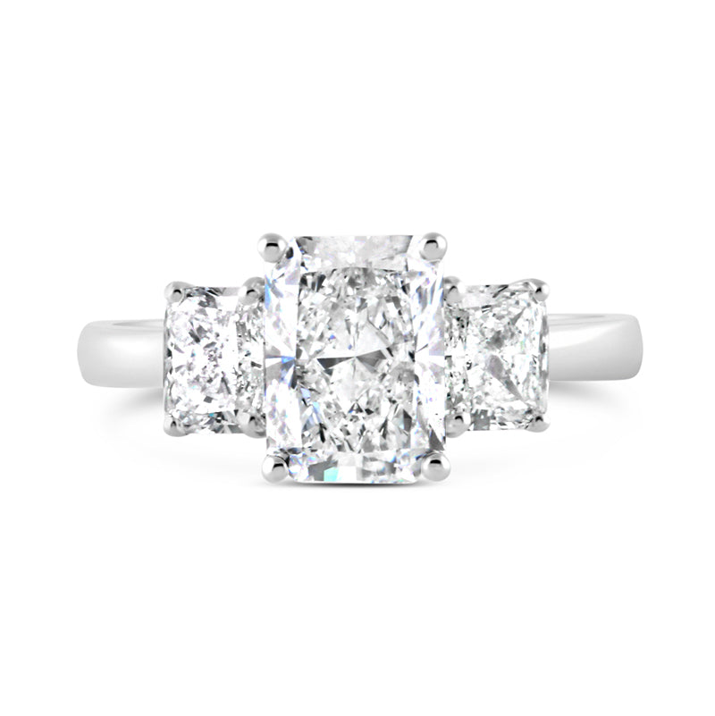 Cushion Three Stone Diamond Engagement Ring 1.50ct