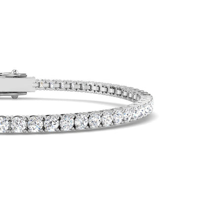 Round Brilliant Diamond Tennis Bracelet 4.00ct