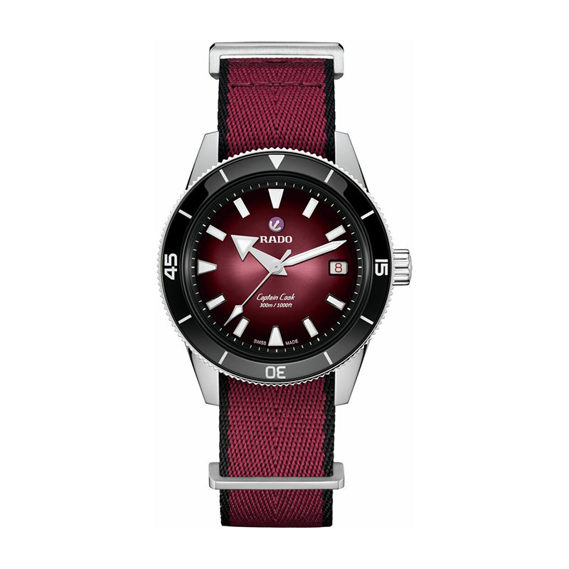 Captain Cook Automatic Burgundy Watch - R32223408 - 39mm