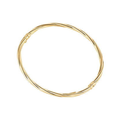 Gold Twist Bangle