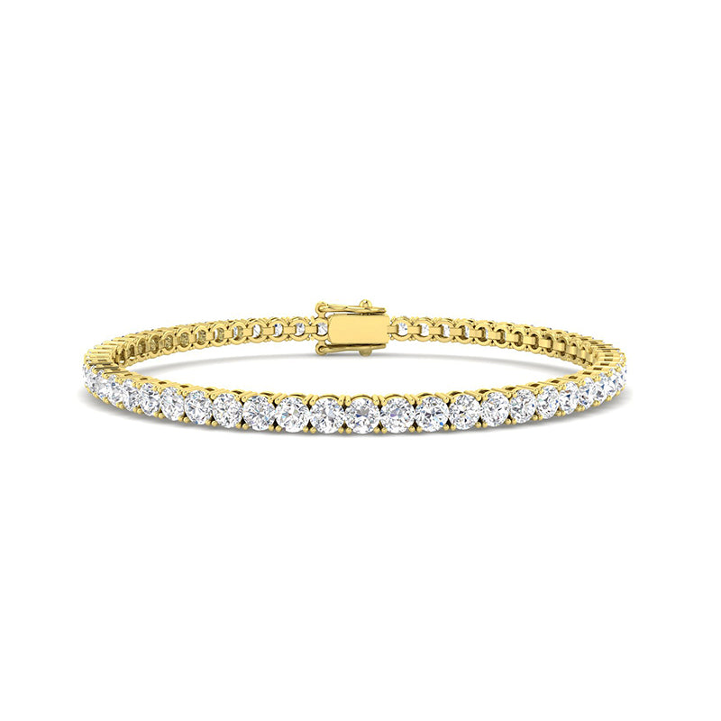 Round Brilliant Diamond Tennis Bracelet 5.90ct