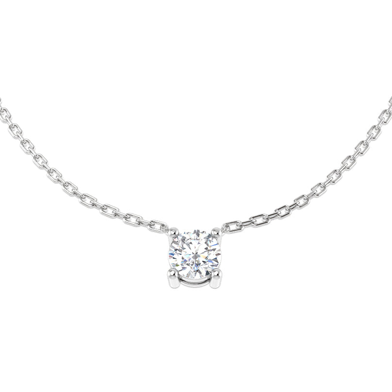 Round Brilliant Cut Diamond Pendant 0.51ct