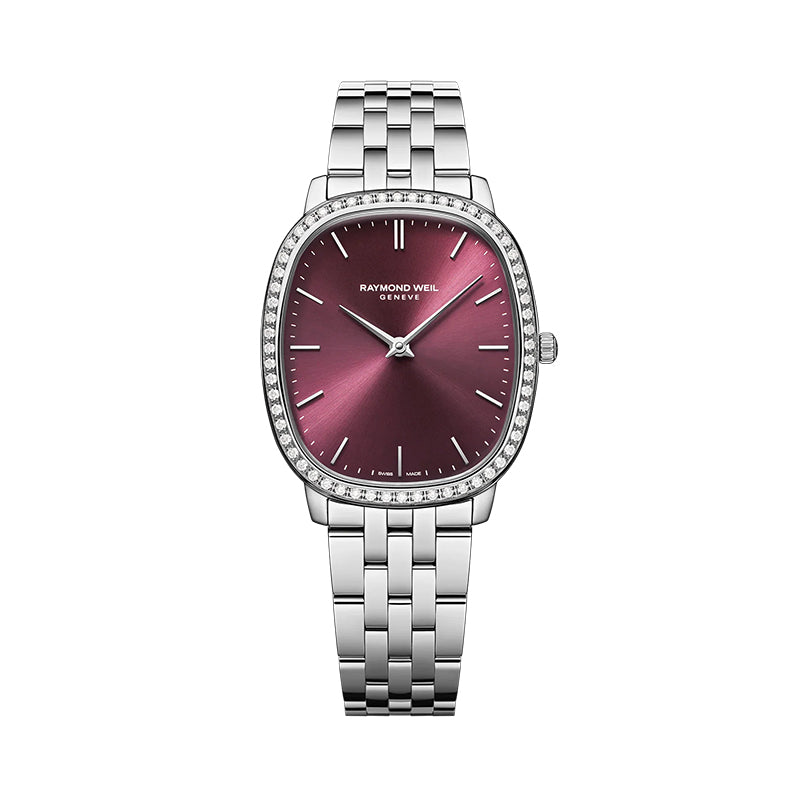 Toccata Red Grape Quartz Watch 5280-STS-45001