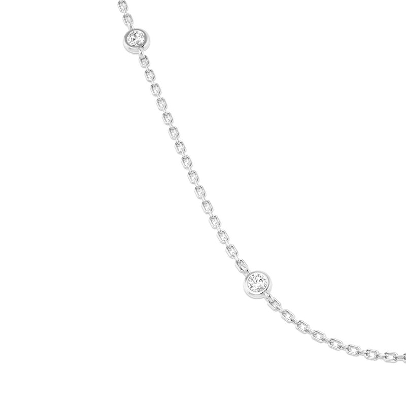 Multi Station Diamond Necklace 1.14ct