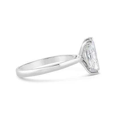 Radiant Cut Diamond Solitaire Engagement Ring 3.08ct