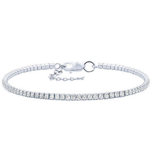 CZ Line Bracelet 19cm