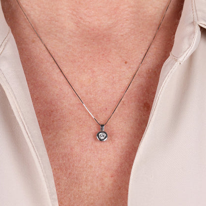 Rocks Diamond Solitire Pendant