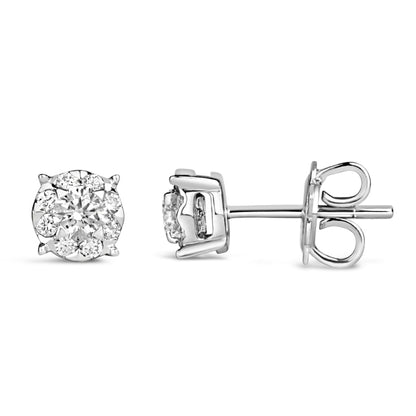 Rocks Diamond Stud Earrings