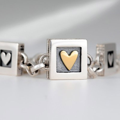 Alan Ardiff Heart of Gold Trio Bracelet