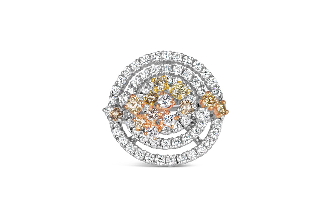 Damiani Sophie Loren Diamond Cluster Ring