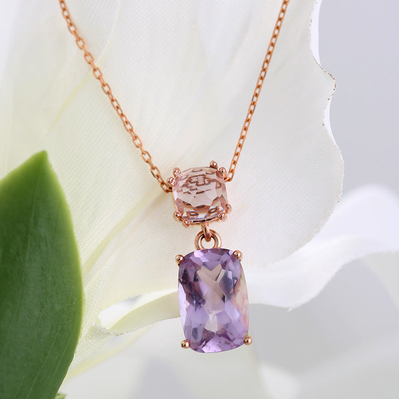 Amethyst Drop Pendant