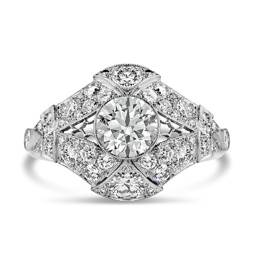 Ornate Diamond Ring